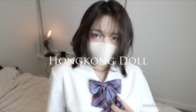 HONGKONGDOLL陪玩系列 热辣身材网袜足交-jku