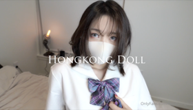 HONGKONGDOLL JK制服 上了陪玩後很抱歉 請她吃飯後再來一次