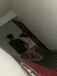 玩的就是心跳楼梯出口直接操 #户外-jku
